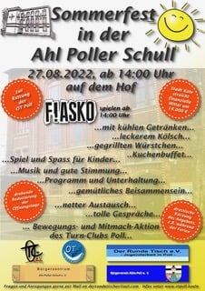 Read more about the article Sommerfest in der Ahl Poller Schull – Rettet den offenen Sonntag