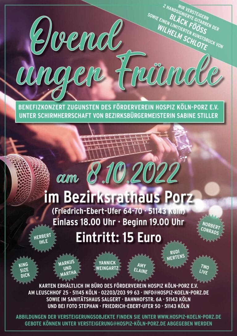 Mehr über den Artikel erfahren Versteigerung, Bläck Fööss signierter Gitarren – Wilhelm Schlote signierter Kunstdruck – Benefizveranstaltung „Ovend unger Fründe“!