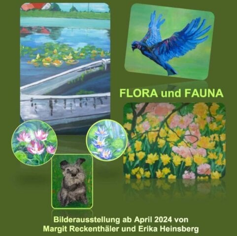 Read more about the article Vernissage und Ausstellung „Flora und Fauna“