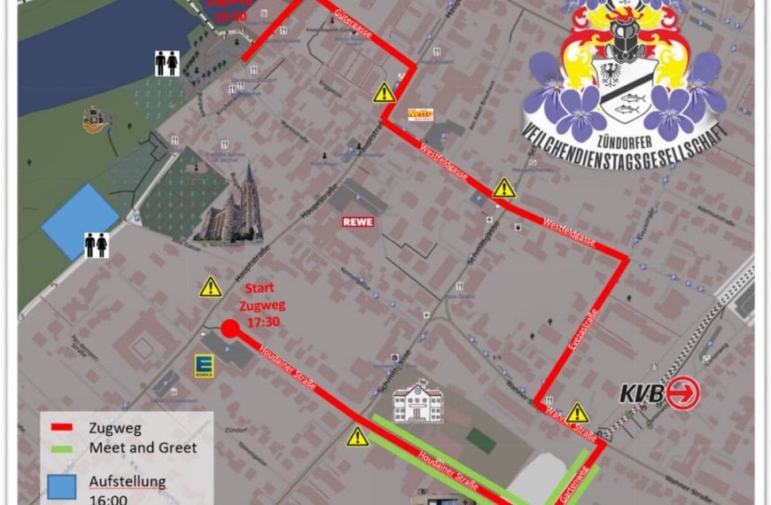 Der Zoch kütt am Veilchendienstag.