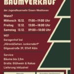 Der Baum für den guten Zweck: Jugendfeuerwehr Ensen-Westhoven lädt zum Weihnachtsbaumverkauf ein