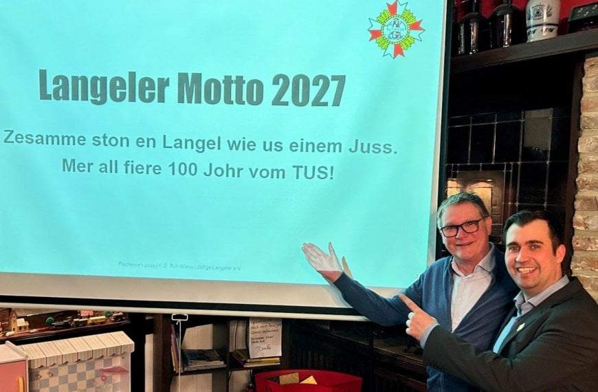 Ein Hoch auf die Session und das neue Motto: Löstige Langeler blicken nach vorn!